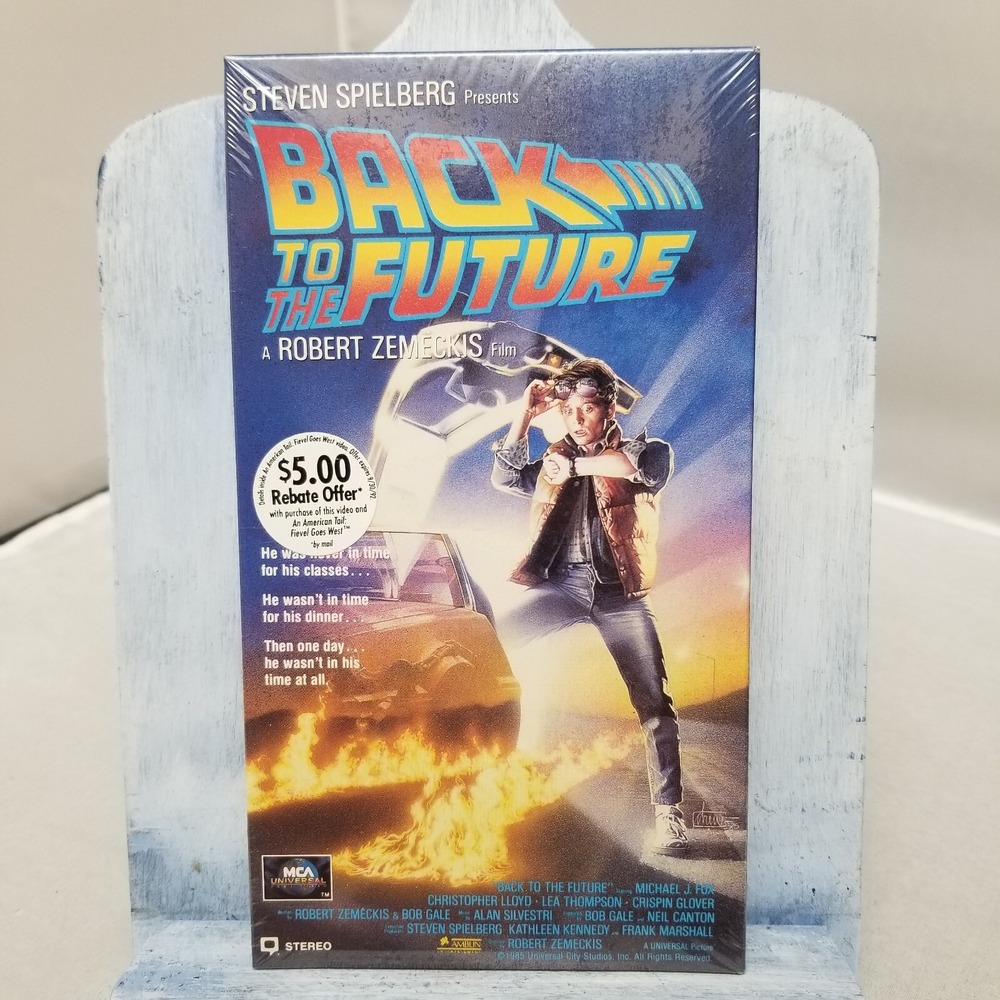 Back To The Future 1991 VHS NEW FACTORY SEALED!!! White Watermark‎